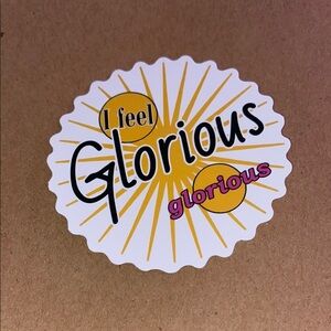 🌈20/$12🌈 Glorious Sticker with Sunburst Design